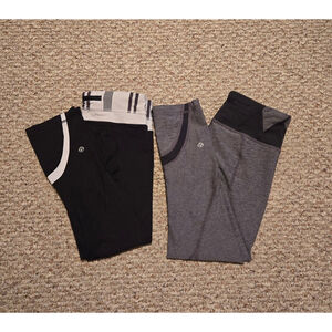 Bundled! Lululemon Run: Inspire Crop II *All Luxtreme* Women's Size 4